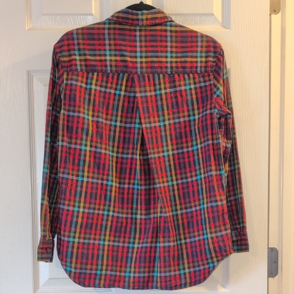 Pendleton Red and Blue Button Down Shirt Classic Plaid Design - Picture 3 of 4